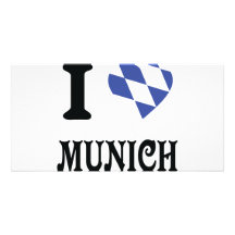 Liebe I München-Ikone Foto Grußkarte