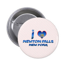 Liebe I Newton-Fälle, New York Anstecknadelbuttons