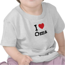Liebe I Oma Herz T-Shirt