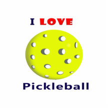 Liebe I pickleball rotes Text pickleball graphic.p Fotoausschnitt