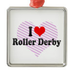 Liebe I Rolle Derby ornaments