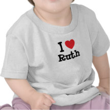 Liebe I Ruth-Herz T-Shirt