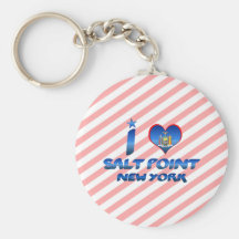 Liebe I Salz-Punkt, New York Schlüsselbänder