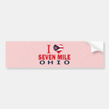 Liebe I sieben Meile, Ohio Autosticker