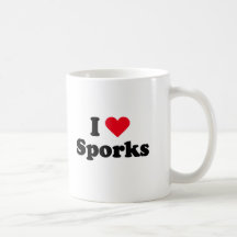 Liebe I sporks Tee Tassen