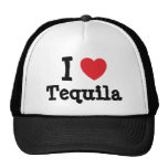 Liebe I Tequila-Herz T-Shirt Retrokultmütze