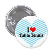 Liebe I Tischtennis Anstecknadel