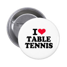 Liebe I Tischtennis Buttons