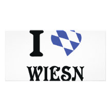 Liebe I wiesn Ikone Individuelle Photo Karten