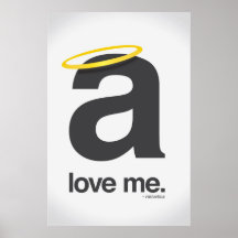 Liebe ich, Helvetica Plakat