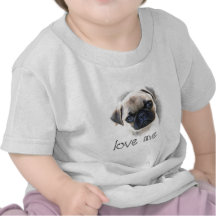 Liebe ich - niedliche Mops Hemden
