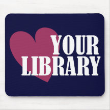Liebe Ihre Bibliothek Mauspads