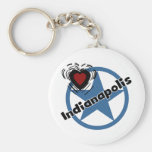 Liebe Indianapolis Schlüsselanhänger