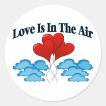 Liebe ist in der Luft Sticker