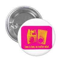 Liebe ist Liebe egal was. Anstecknadelbuttons