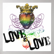 Liebe ist Liebe-Plakate