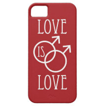 Liebe ist Rot der Liebe-(Mann) iPhone 5 Etui