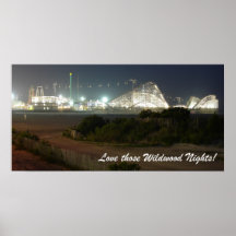 Liebe jene Wildwood Nächte! Plakatdrucke
