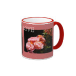 LIEBE Kaffeetasse-rosa Rosen-BlumenValentines