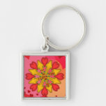Liebe keychain mit Herzen und Text Schlüsselanhänger
