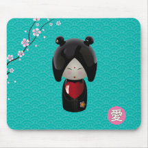Liebe Kokeshi Mousepad
