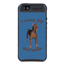 Liebe mein roter Dobermann iPhone 5 Schutzhüllen