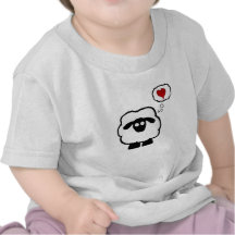 Liebe-Mutterschaf-Baby-Hemd