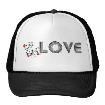 LIEBE Rebe mit Herz-Baseball-Hut Baseballkappen