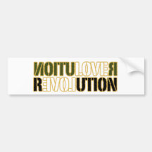 LIEBE-REVOLUTION AUTO STICKER