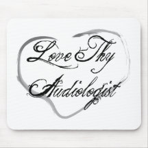 Liebe Thy Audiologe Mousepads