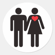 Liebe und Beziehungen Aufkleber