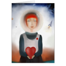 Liebe und Fräulein You Grußkarte