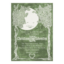 Liebe unter den Sternen, wedding Personalisierte Einladungskarte