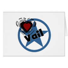 Liebe Vail Karte