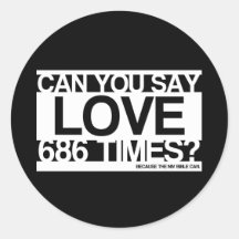 Liebe viel christlich sticker