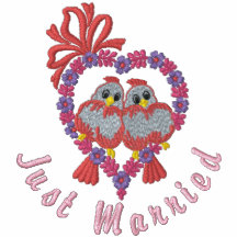 Liebe-Vögel - gerade verheiratet