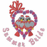 Liebe-Vögel - Sommer-Braut Bestickte Jacke
