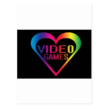 Liebevideospiele Postkarte