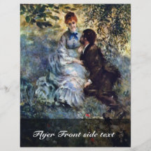 Liebhaber, durch Pierre-Auguste Renoir (beste Qual Bedruckte Flyer