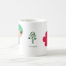 Liebhaber-Junge (heißes Rosa-Blume) Kaffee Tassen
