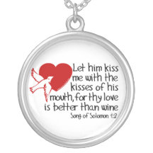 Lied von Solomon 1:2 Personalisierter Schmuck