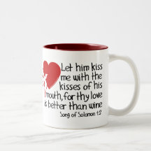Lied von Solomon 1:2 Kaffeehaferl