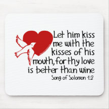 Lied von Solomon 1:2 Mousepads