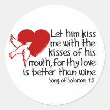 Lied von Solomon 1:2 Stickers