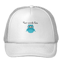 Light blue owl hat