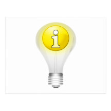 Light Bulb Idea Postcards