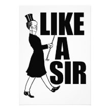 Like a Sir Personalized Invites