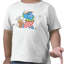 Lil blaues Elefant-Golf spielen Shirts