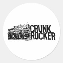 Lil Jon "Crunk Rocker Boombox Schwarz-weiß " Sticker
