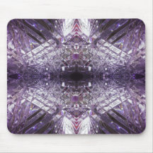 Lila abstraktes GlasFraktal Maccessories Mauspads